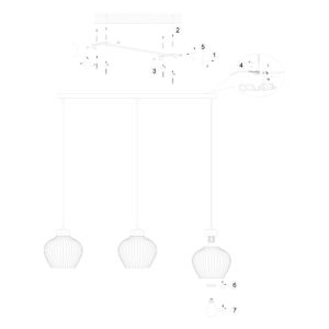 lámparacolgantedetreslucesconpantallasdelinoydetallesentravertinoannelighttravino-9