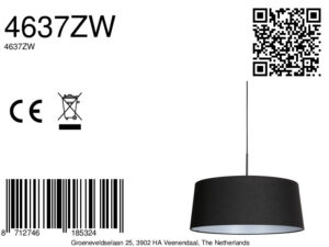 lámparacolgantenegraconpantallacolorcremasuavesteinhauersparkledlight-8a