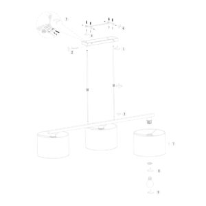 lámparacolgantenegradetreslucesconpantallasdecorchosteinhauerstang-9