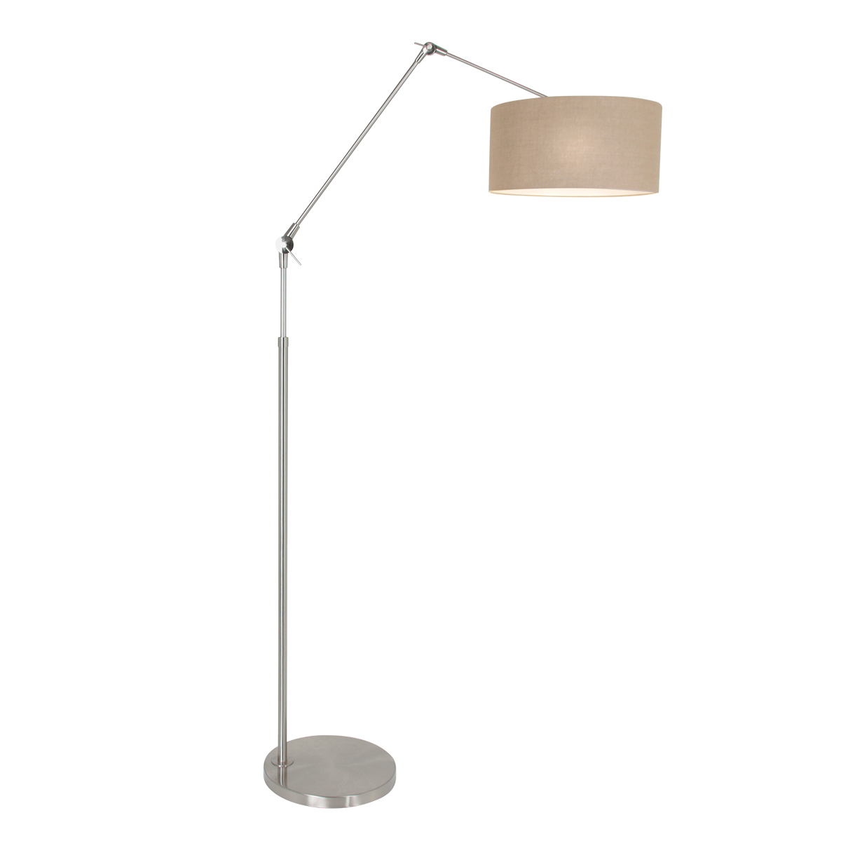 lámparadearcocoloraceroconpantallacolorcremasteinhauerprestigechic-1