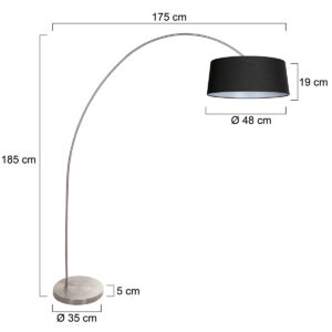 lámparadearcocoloraceroconpantallanegraintensamexlitesolva-7