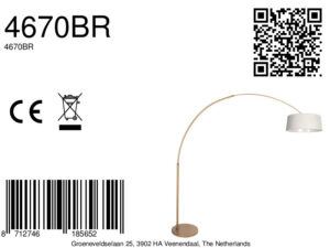 lámparadearcocolorbronceconpantallacolorcremasuavesteinhauersparkledlight-8a