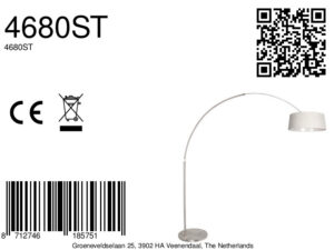 lámparadearcocolorcremaconpantallanegramodernasteinhauersparkledlight-8a