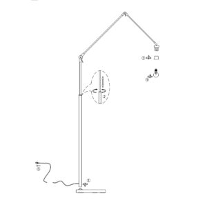 lámparadearconegraconpantallacompactadecuerdasteinhauerprestigechic-9