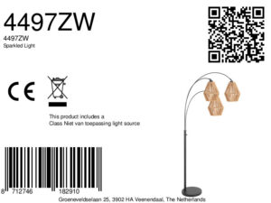 lámparadearconegraconpantalladecuerdaaltasteinhauersparkledlight-8a