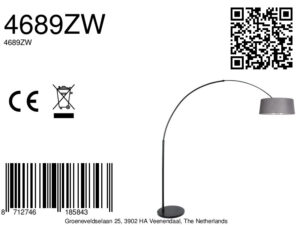 lámparadearconegraconpantalladelinogrissteinhauersparkledlight-8a