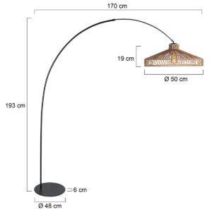 lámparadearconegraconpantallagrandedecuerdaannelightcurve-7