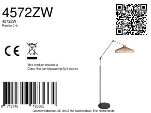 lámparadearconegraconpantallagrandedecuerdasteinhauerprestigechic-8a