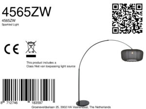 lámparadearconegraconpantallanegragrandesteinhauersparkledlight-8a