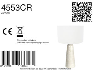 lámparademesaconpantalladelinoblancoybasedetravertinoannelighttravino-8a