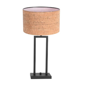 lámparademesanegraconpantalladecorchograndesteinhauerstang-1