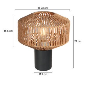 lámparademesanegraconpantalladecuerdasteinhauerbloeba-7