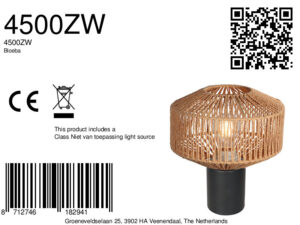 lámparademesanegraconpantalladecuerdasteinhauerbloeba-8a