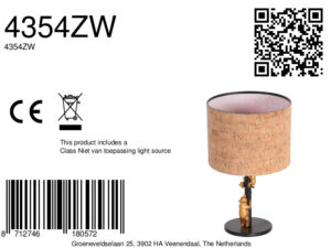 lámparademesanegrodoradoconositosypantalladecorchoannelightanimaux-8a