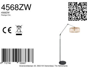 lámparadepieconpantallafinadebambúybaseestilizadasteinhauerprestigechic-8a