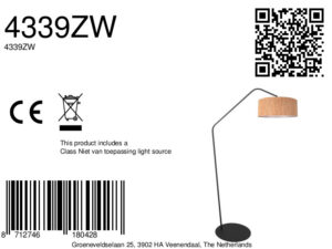 lámparadepienegraconpantalladecorchoyestructurazigzagannelightzig-zag-8a