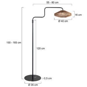 lámparadepienegraconpantalladecuerdaybrazogiratoriosteinhauerbloeba-7