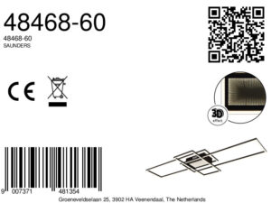 globo-plafón-saunders-negro-metal-led-48468-60-8a