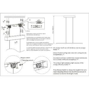 lámparacolgantedebronceconalturaajustableyluzregulablesteinhauerbande-9