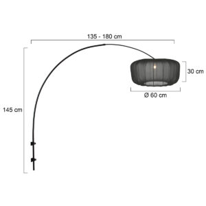lámparadeparedconbrazonegroypantalladebambústeinhauersprakledlight-7