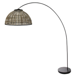 lámparadepieconbasenegraypantalladebambúmexlitesolva-1