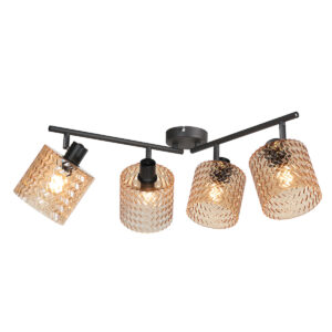 lámparadetechonegraconcuatropuntosdeluzámbarmexliteocre-10