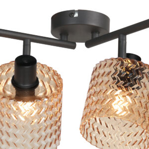 lámparadetechonegraconcuatropuntosdeluzámbarmexliteocre-4