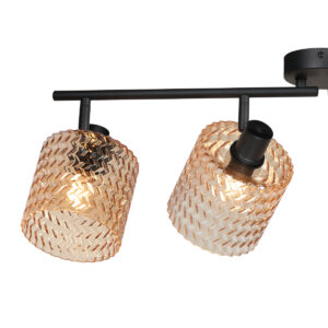 lámparadetechonegraconcuatropuntosdeluzámbarmexliteocre-5