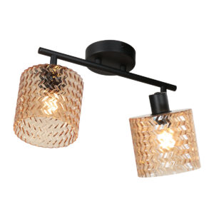 lámparadetechonegracondospuntosdeluzámbarmexliteocre-1