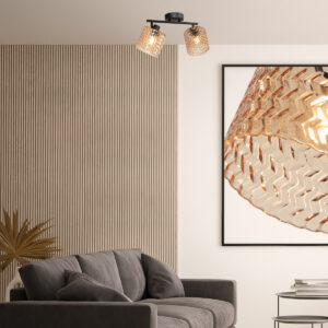 lámparadetechonegracondospuntosdeluzámbarmexliteocre-2