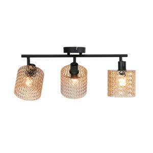 lámparadetechonegracontrespantallasdevidrioámbarmexliteocre-10