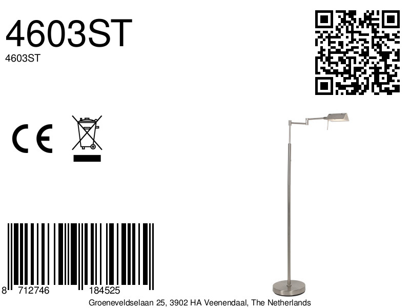 mexlite-lámparadepie-glowgo-acero-metal-lámparadelectura-led-4603st-8a