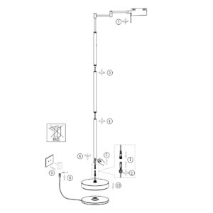 mexlite-lámparadepie-glowgo-acero-metal-lámparadelectura-led-4603st-9