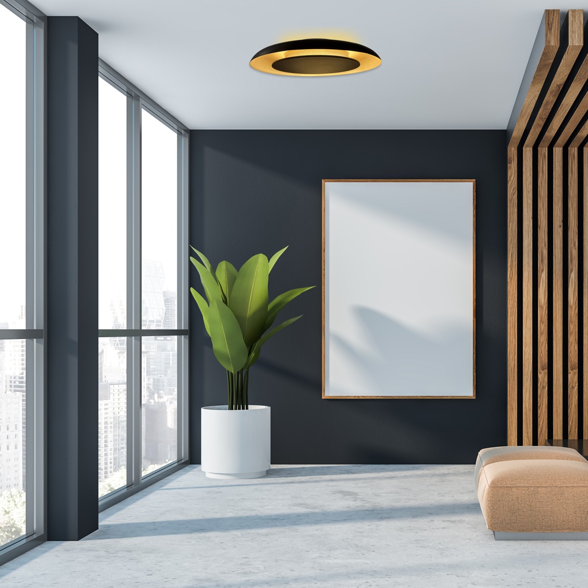 steinhauer-plafón-goldenveil-negro-metal-ø60cm-led-4732zw-2