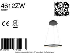 lámparacolgantenegraconledpotentesteinhauerringlede-8a