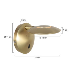 lámparadeparedajustabledelatónledsteinhauerzenith2-7