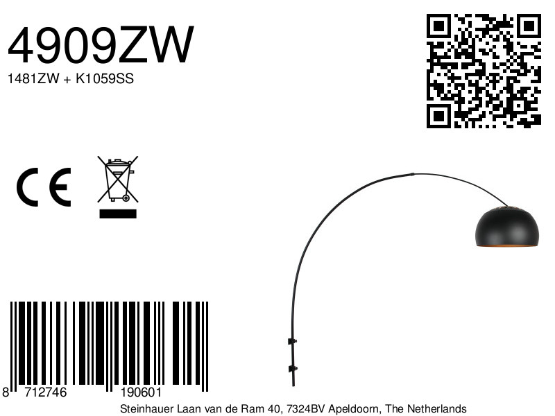 lámparadepareddearcoregulablemetalnegrosteinhauergramineus-8a