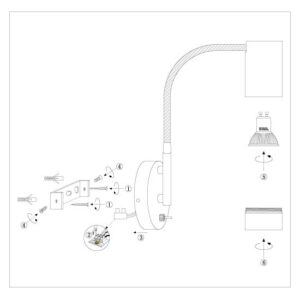 lámparadeparedflexiblenegrasteinhauerdownlume-9