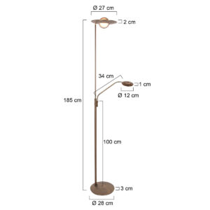 lámparadepiebronceconlecturasteinhauerzenith2-7