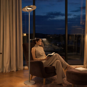 lámparadepiedeaceroconuplightylámparadelecturaledsteinhauersoleil2-2