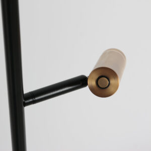 lámparadepiededoslucesnegraconacentosdebroncemexlitelumo-4