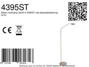 lámparadepiedelecturasteinhauerzenith2deaceroajustable-8a