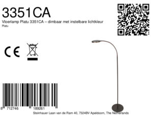 lámparadepiedimmableledcacaomexliteplatu-8a