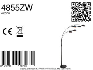 lámparadepienegrade5lucesconpiedemármolmexlitepentra-8a