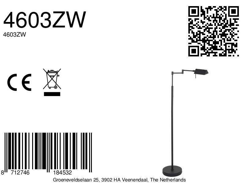 mexlite-lámparadepie-glowgo-negro-metal-lámparadelectura-led-4603zw-8a