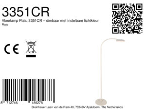 lámparadepiecremaregulableconcolordeluzmexliteplatu-8a