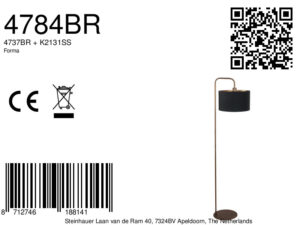 mexlite-lámparadepie-forma-bronce-metaltextil-lámparadeambiente-e27-4784br-8a