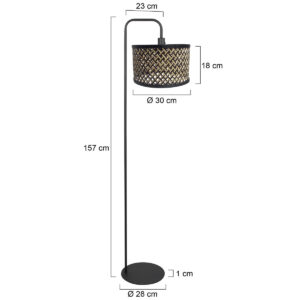 mexlite-lámparadepie-forma-negro-bambúmetal-lámparadeambiente-e27-4773zw-7