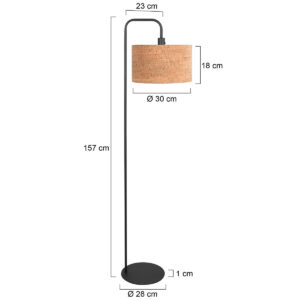 mexlite-lámparadepie-forma-negro-metaltextil-lámparadeambiente-e27-4774zw-7