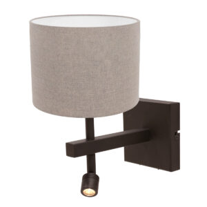 steinhauer-apliquedepared-stang-grisnegro-metaltextil-lámparadecabecera-led_e27-4872ca-1